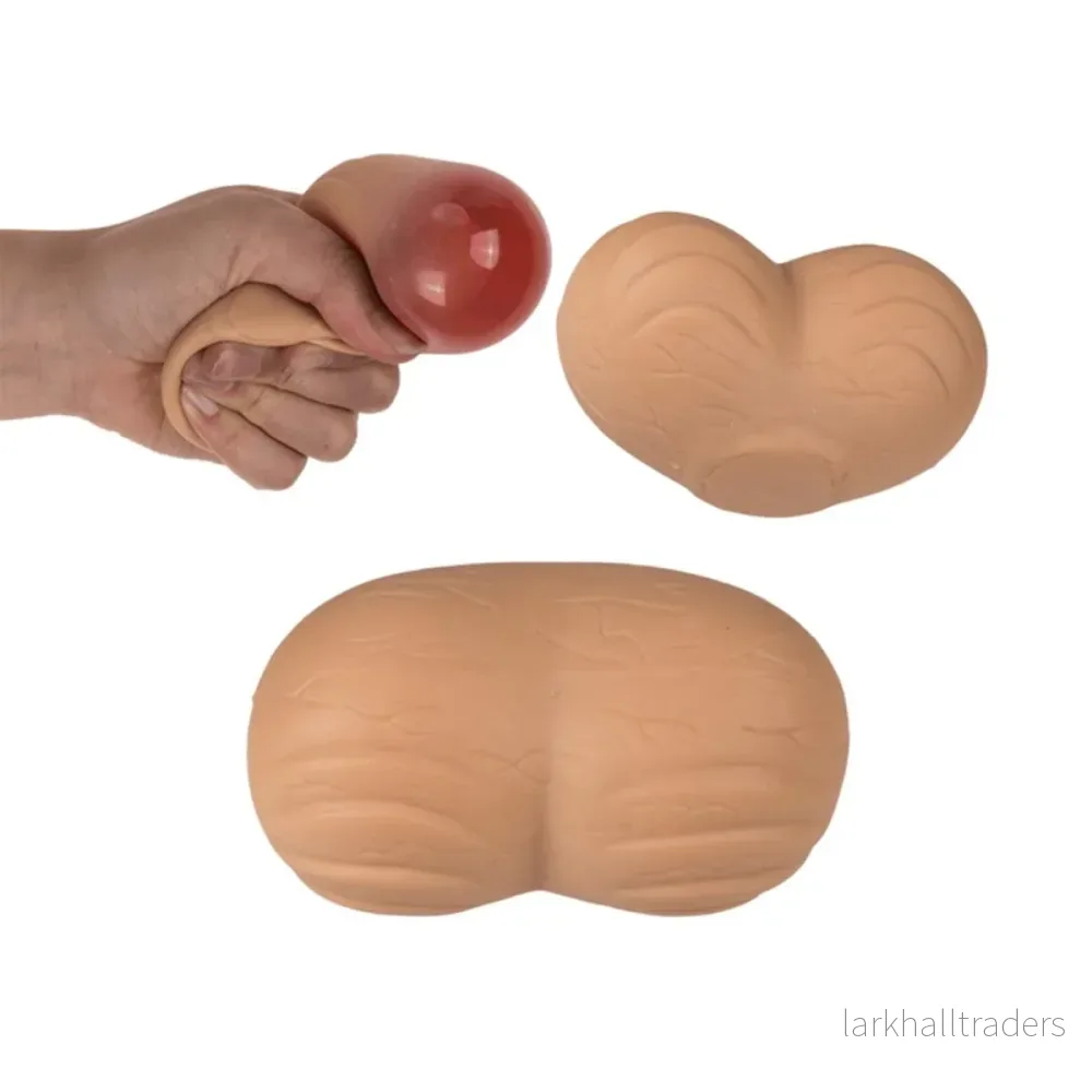 Spueeze stressboll, testiklar 8 cm Spueeze stressboll, testiklar 8 cm