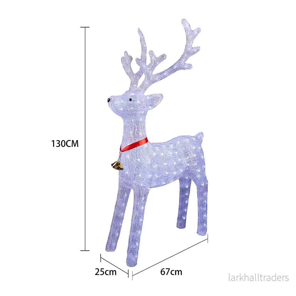 Ren i akryl – 130 cm hög med LED-belysning - Bild 3