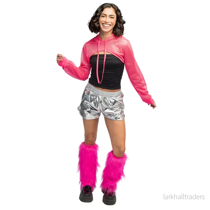 Benvärmare, rave neon rosa - Bild 3