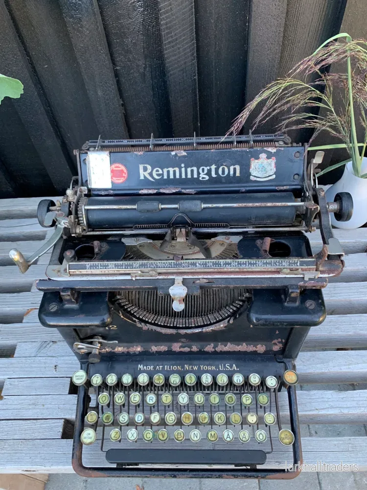 Remington skrivmaskin med vacker patina - Bild 2