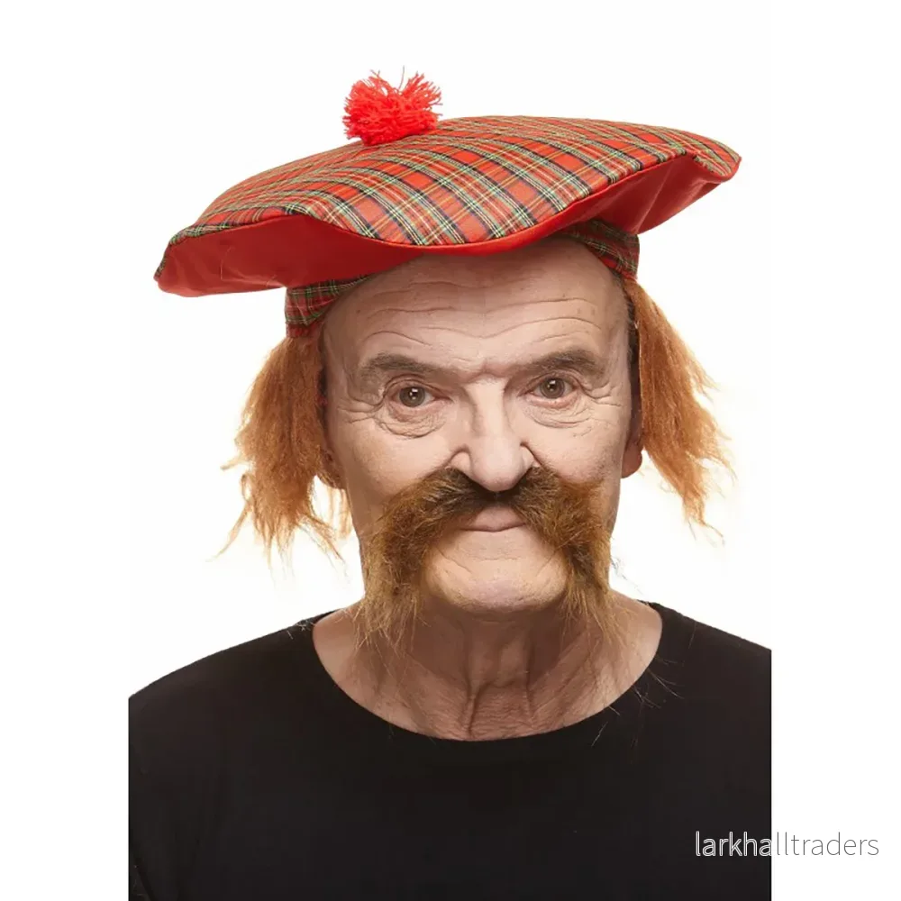 Mustasch, biker brun - Bild 2