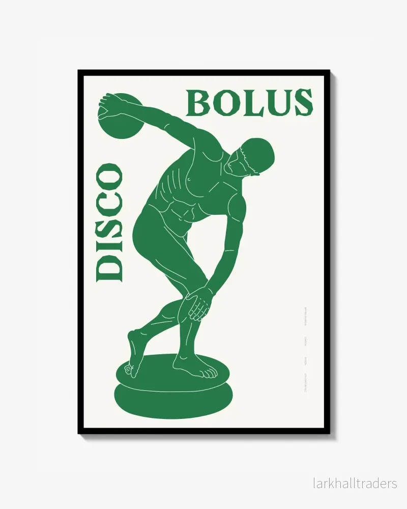Discobolus (Grön) – Poster Discobolus (Grön) – Poster