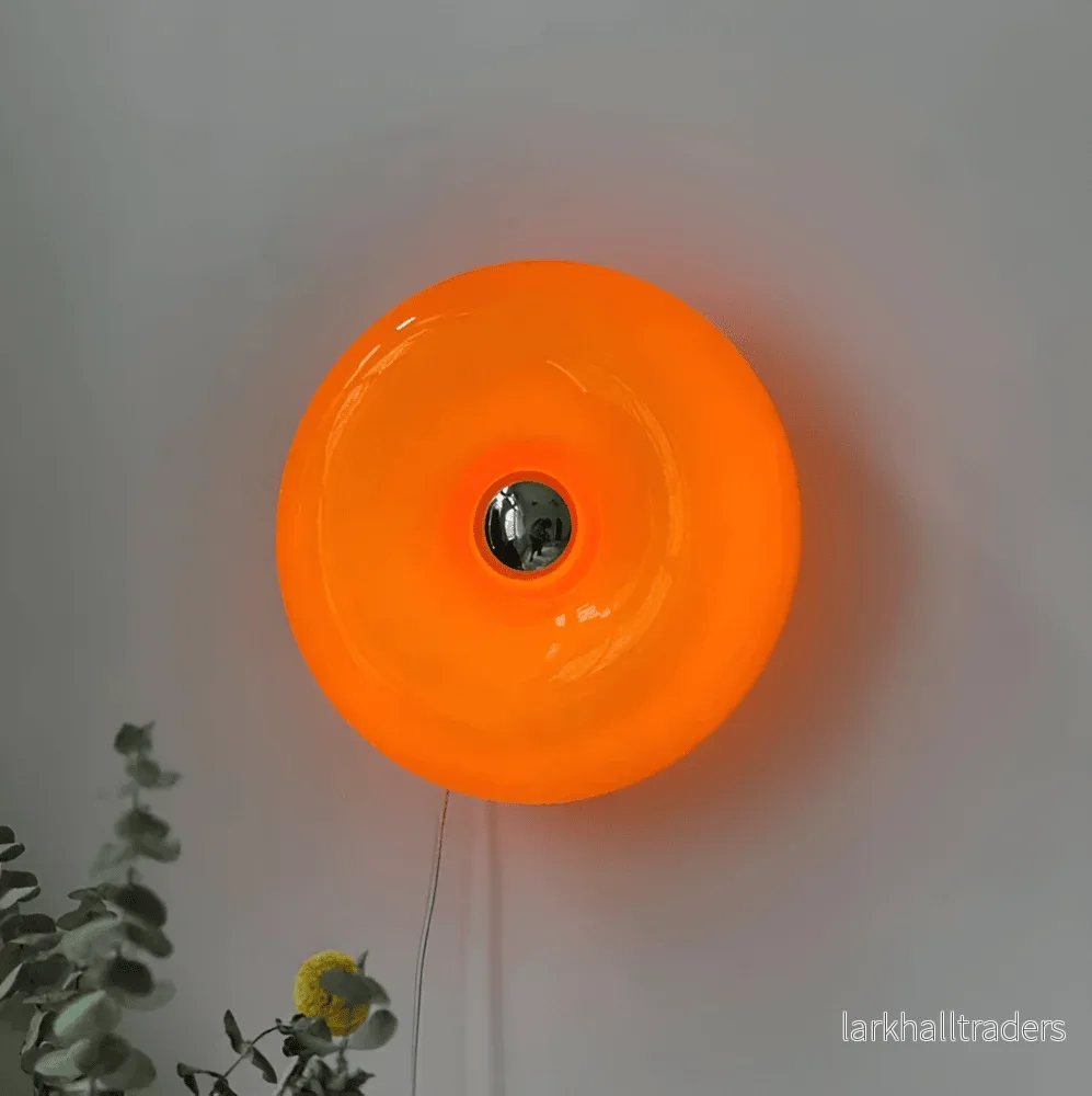 LumoLoop – Nordisk Glaslampa i Donutdesign för Vägg & Bord - Bild 3