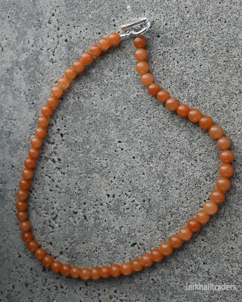 Amelia - Halsband orange aventurine