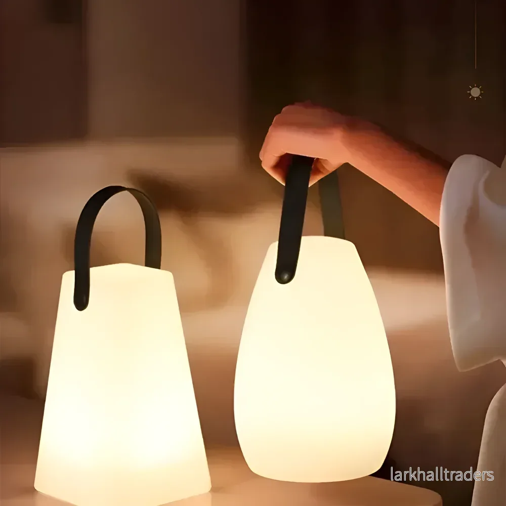 LumiShape – Bärbar Geometrisk LED-Bordslampa