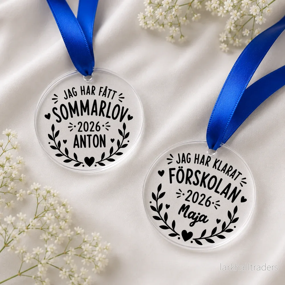 Skolavslutningsmedaljer SVG-paket Skolavslutningsmedaljer SVG-paket