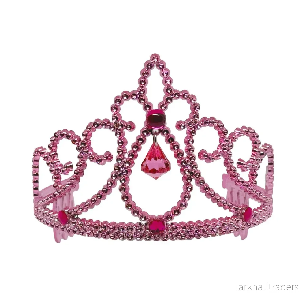 Tiara, rosa med sten Tiara, rosa med sten