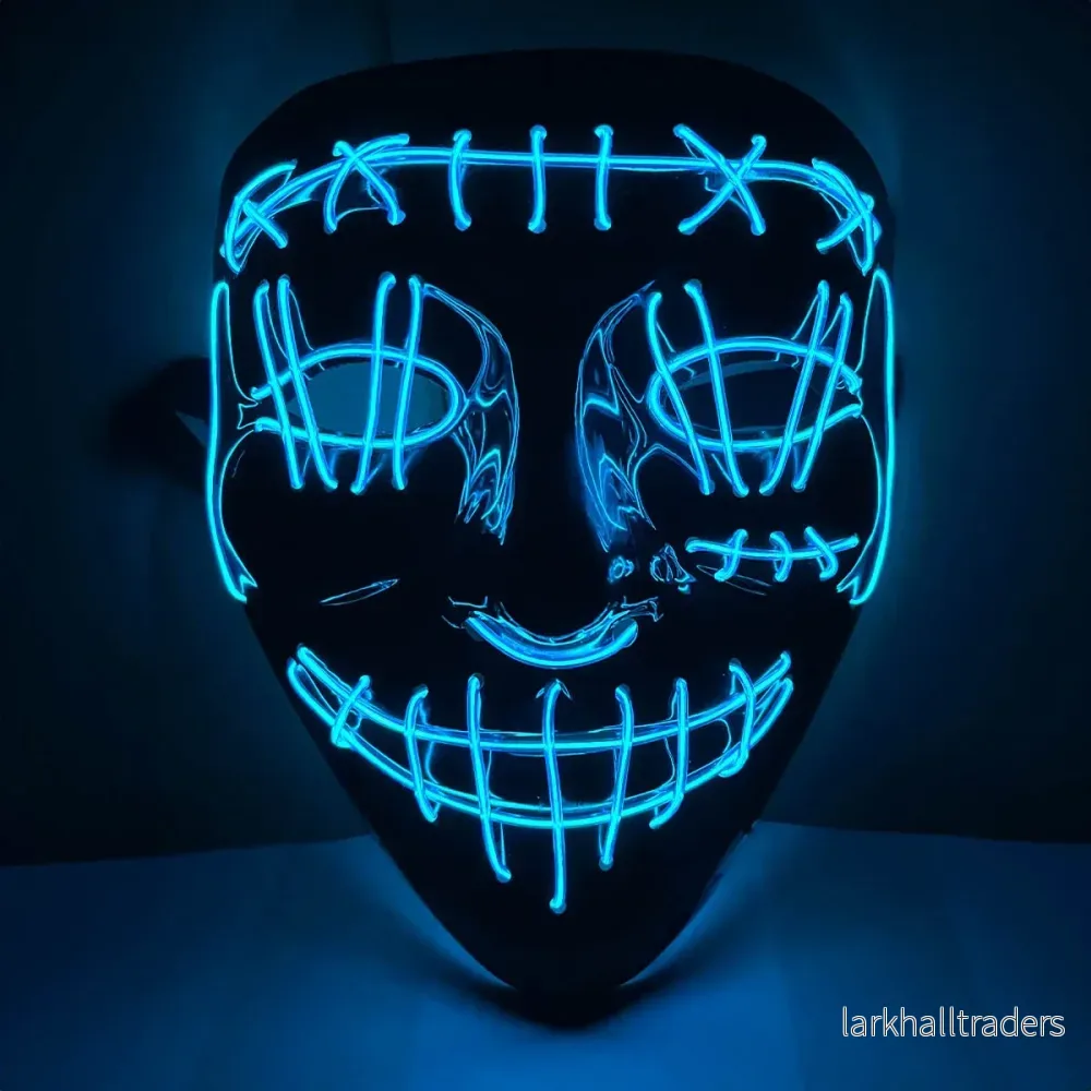 LED-mask, killer smile blue