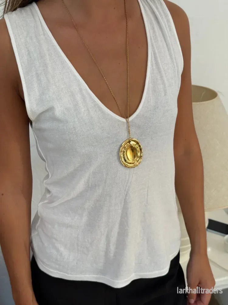 CANNES - Lång Guld Halsband - Bild 2