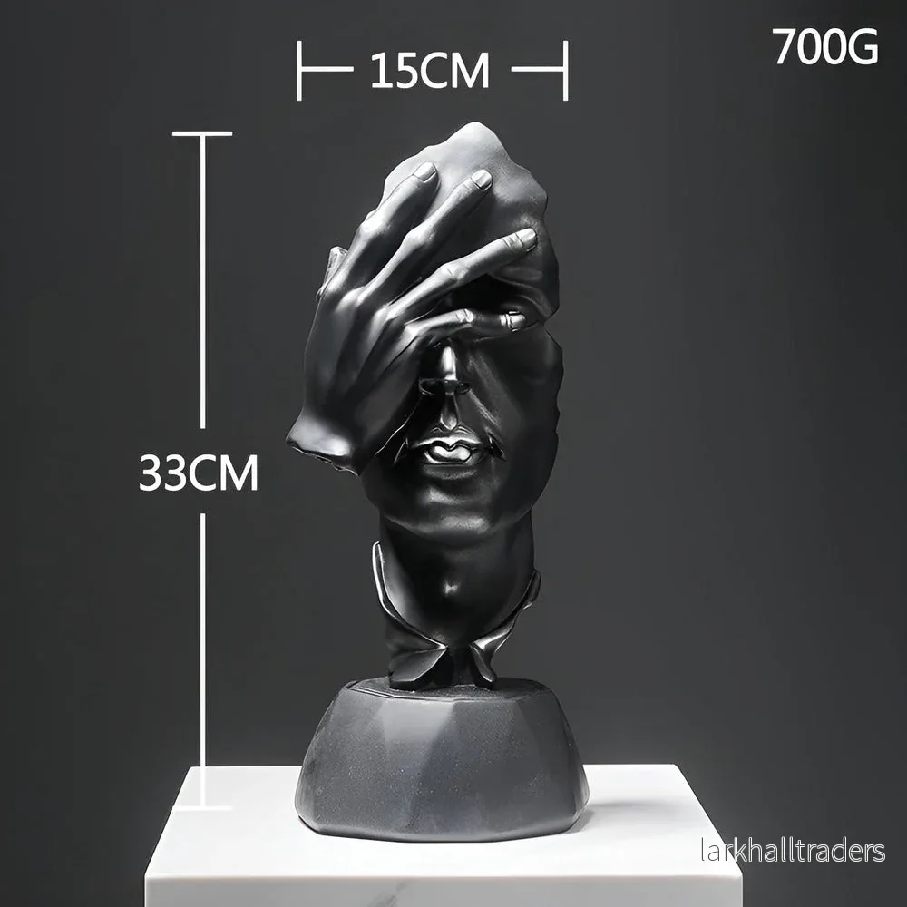 FaceImpress Skulptur – Kreativ Abstrakt Ansiktsfigur i Modern Design - Bild 2