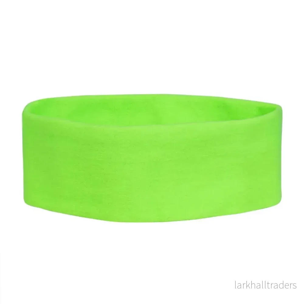 Pannband, neon grön