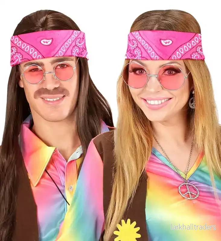 Bandana, rosa 55x55 cm - Bild 3