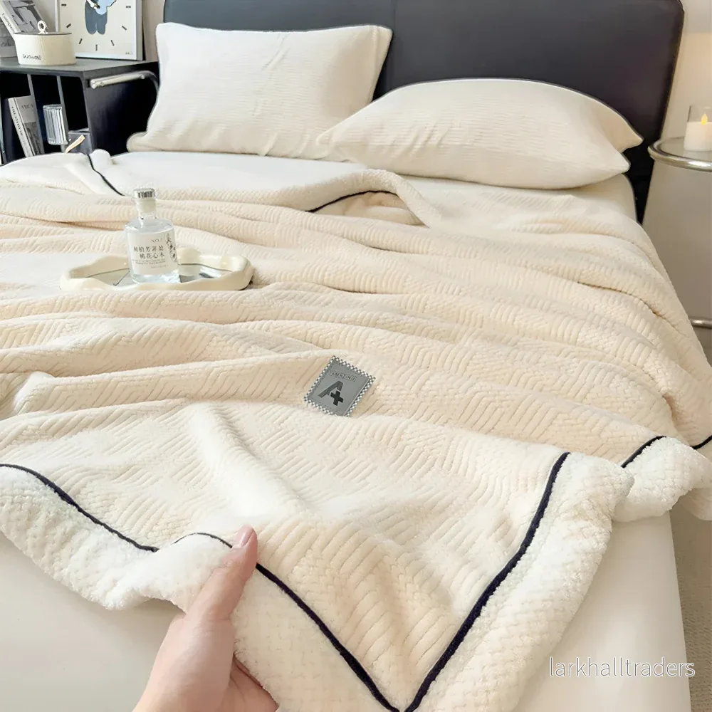 VeluLuxe – Elegant Sammetfilt i Minimalistisk Design - Bild 3
