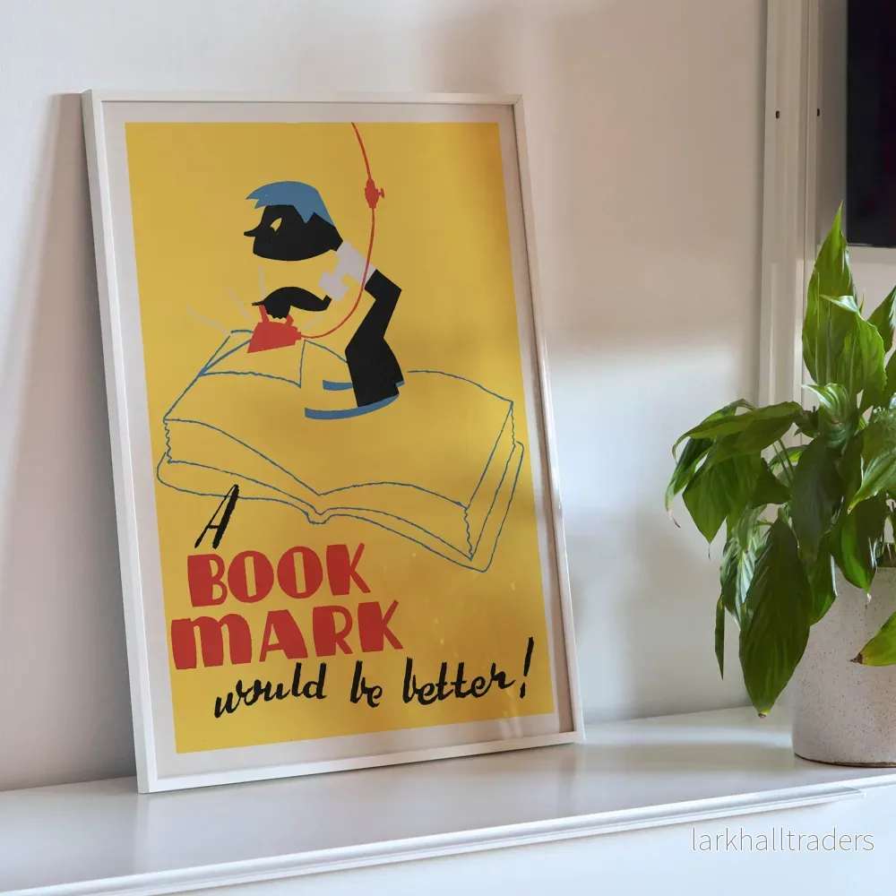 Ett bokmärke vore bättre! Poster - Bild 3