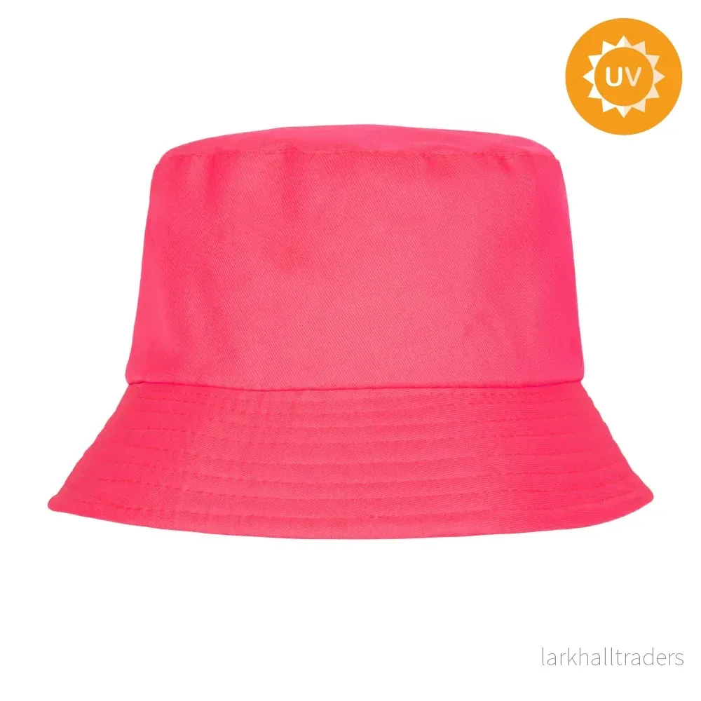 Bucket hat, neon rosa - Bild 3
