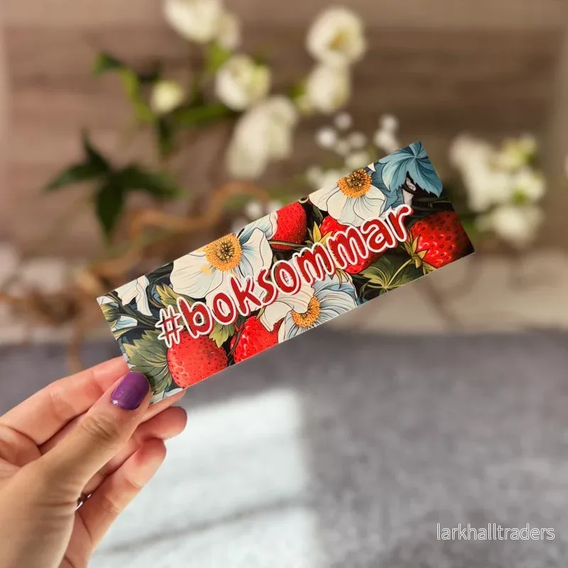 Pappersbokmärke – #boksommar Pappersbokmärke – #boksommar