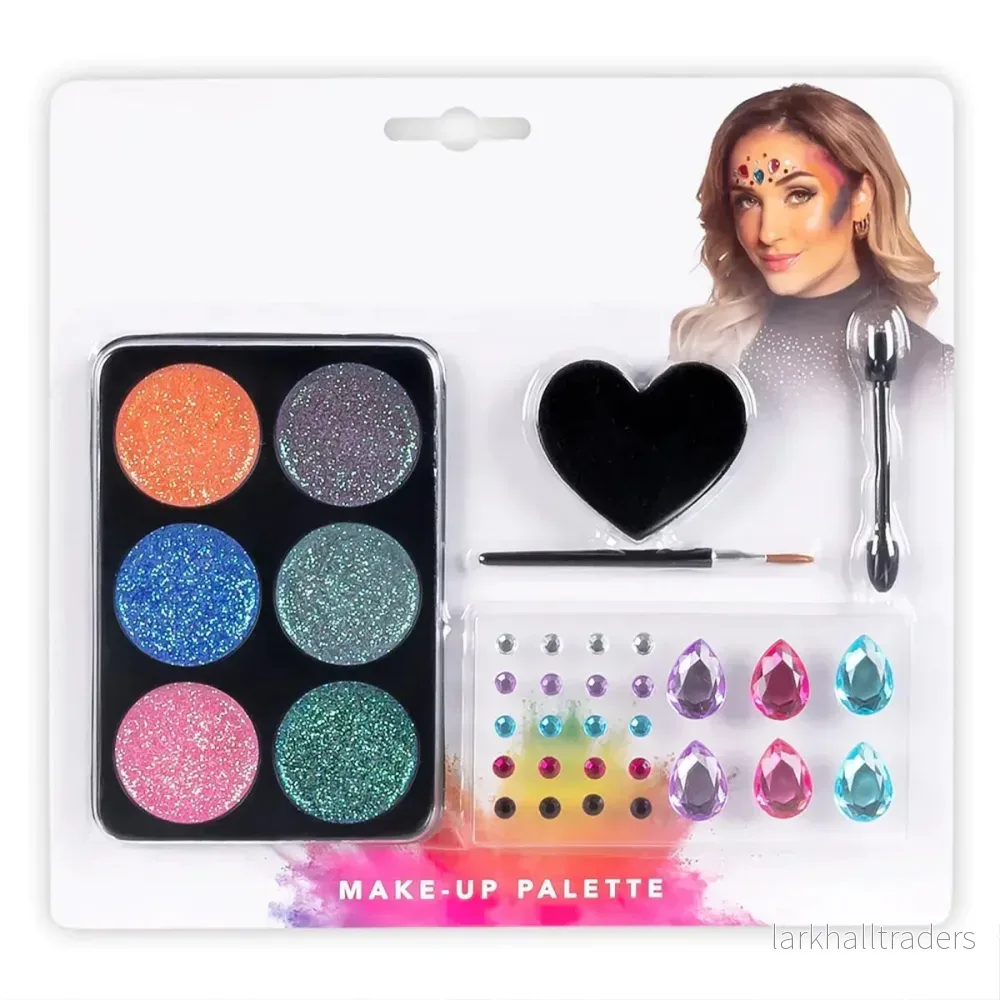 Sminkset, glitter & stenar Sminkset, glitter & stenar