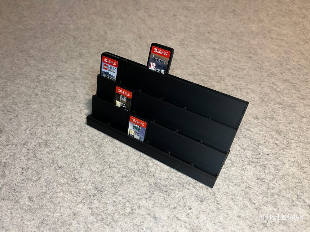 Spelställ för 24 Nintendo Switch cartridge – trappstegsdesign (stort) - Bild 3