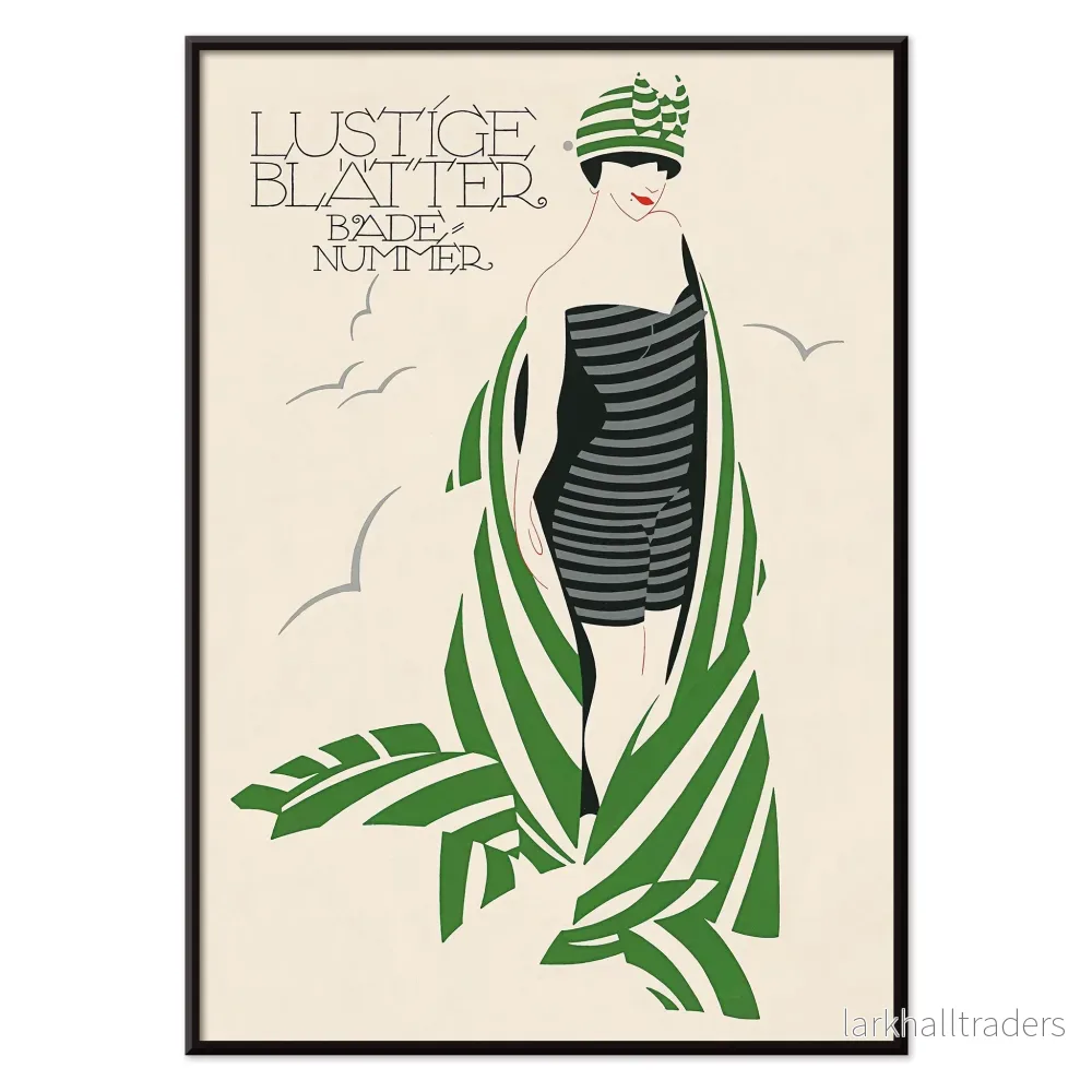 Lustige Blätter Badenummer Poster - Bild 2
