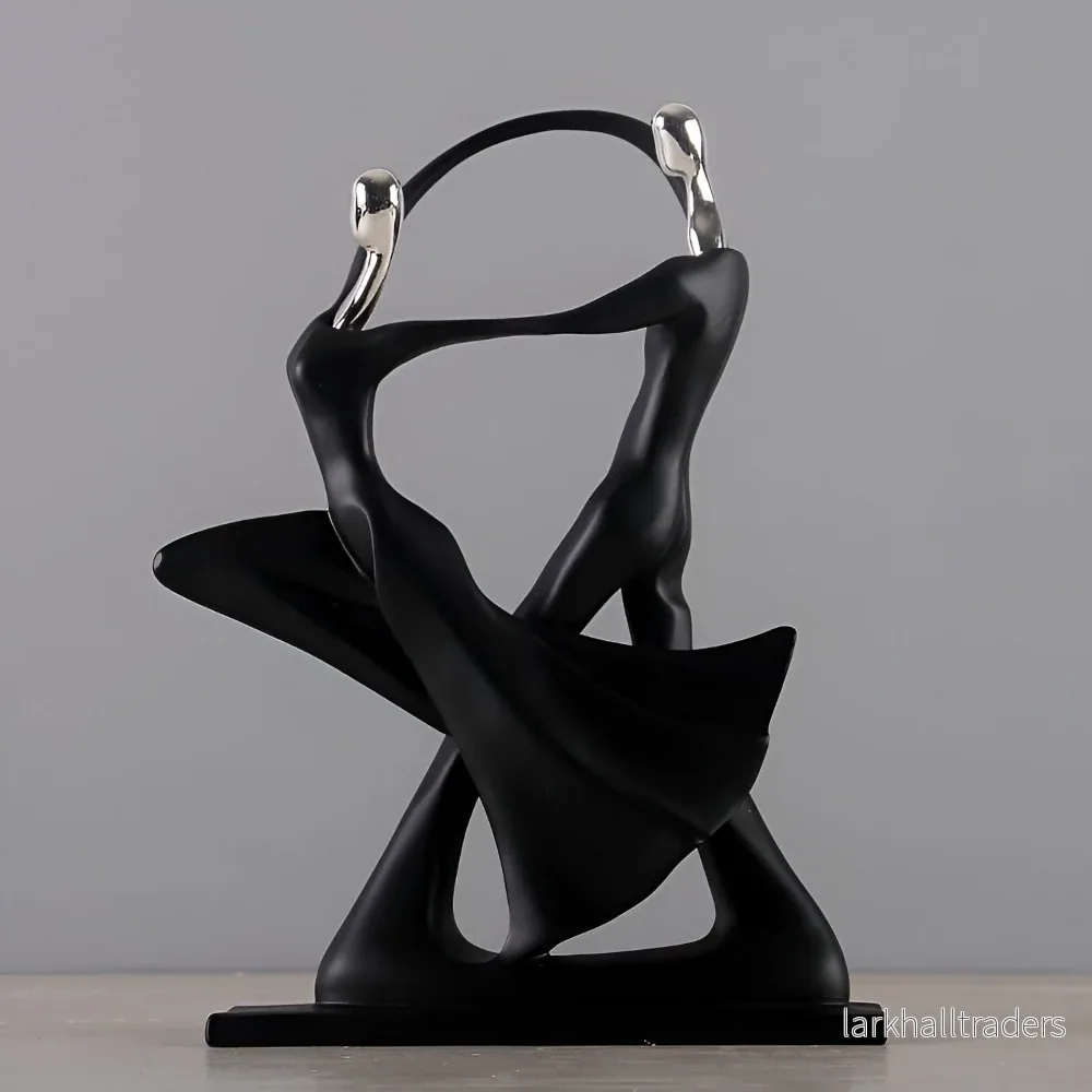 DanceUnity Skulptur – Elegant Dansande Par i Modern Konstharts - Bild 2