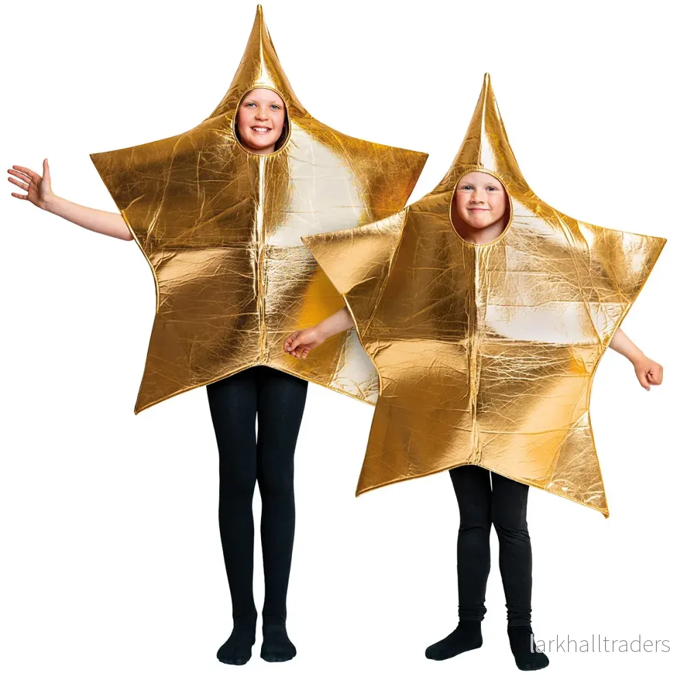 Barndräkt, stjärna guld - Bild 3