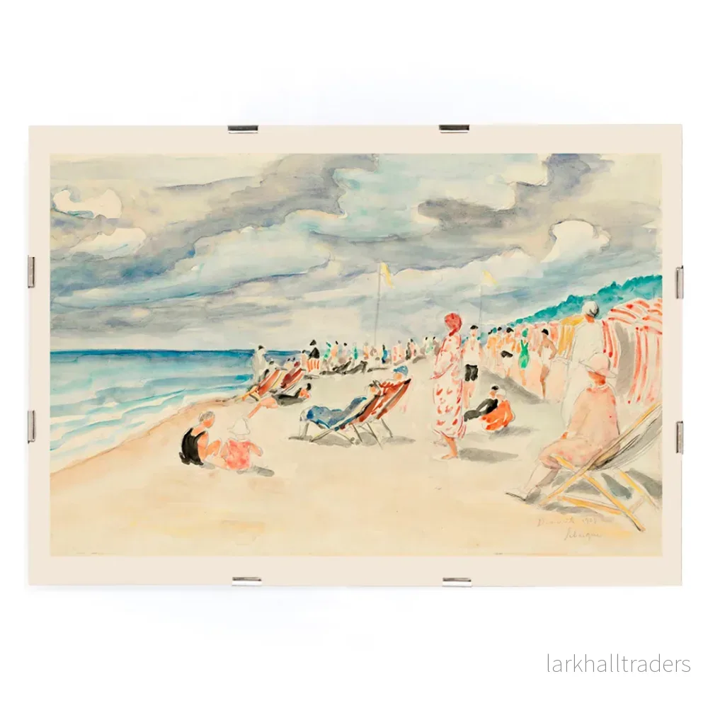 La plage de Deauville Poster - Bild 3
