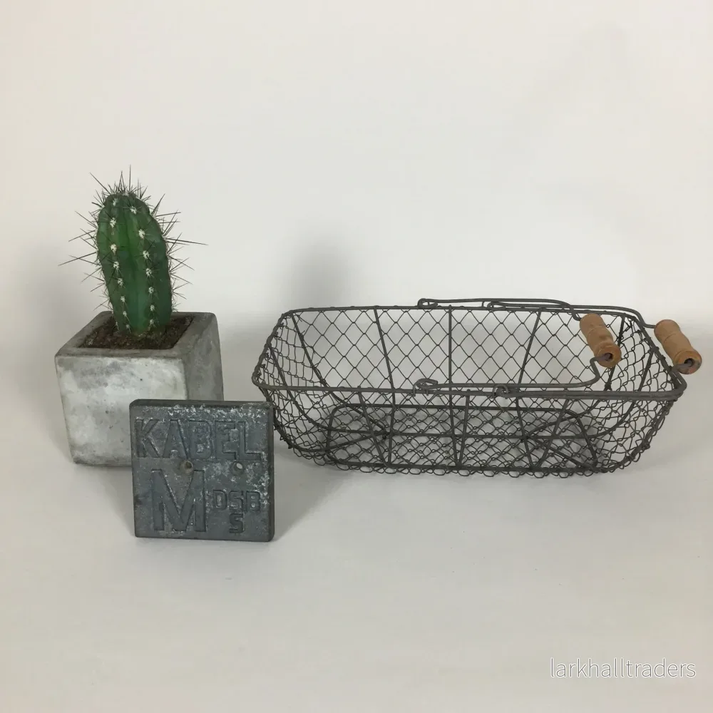 Gammal fransk fil de fer korg - Bild 3