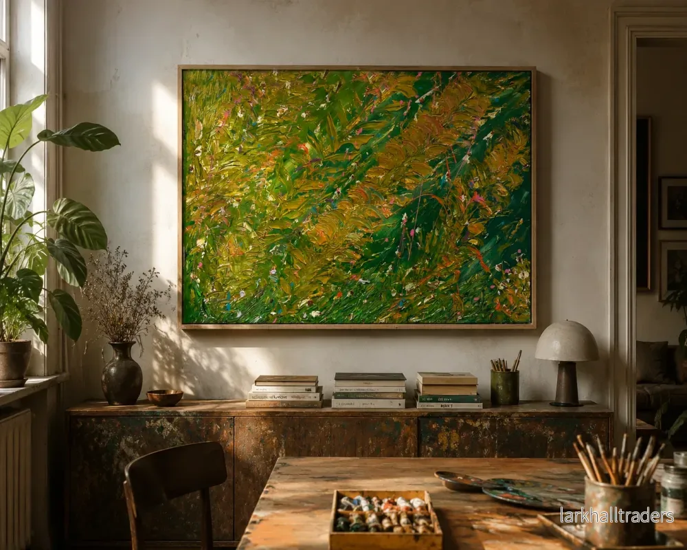 Memory of vegetation - Original Målning - Bild 2