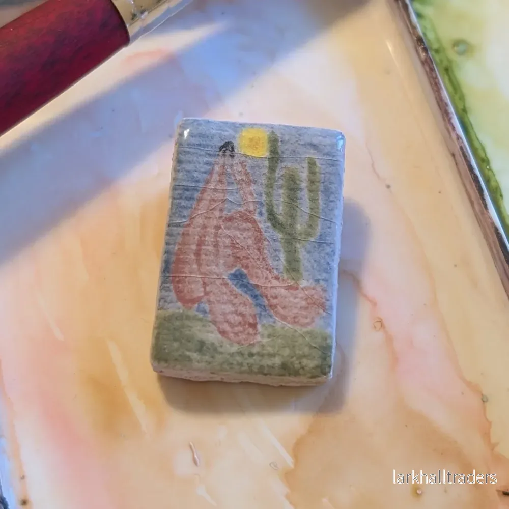 Abaporu by Tarsila do Amaral - Keramisk Halsbandsberlock Hänge - Bild 3