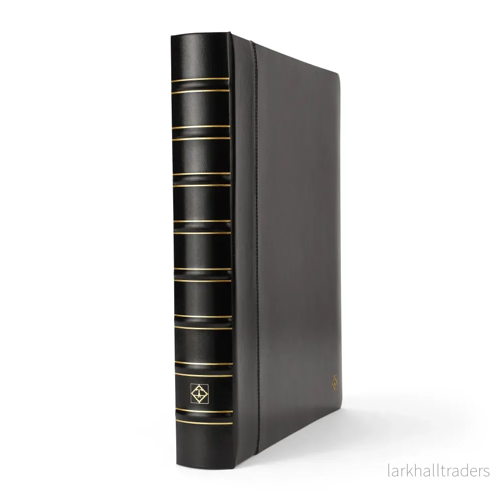 Kanzlei ringalbum i klassisk design inkl. fodral, svart - Bild 2