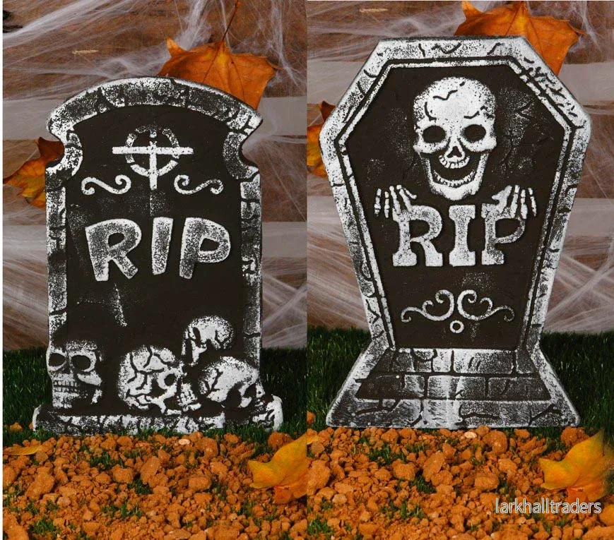 Gravsten, R.I.P 38x27 cm