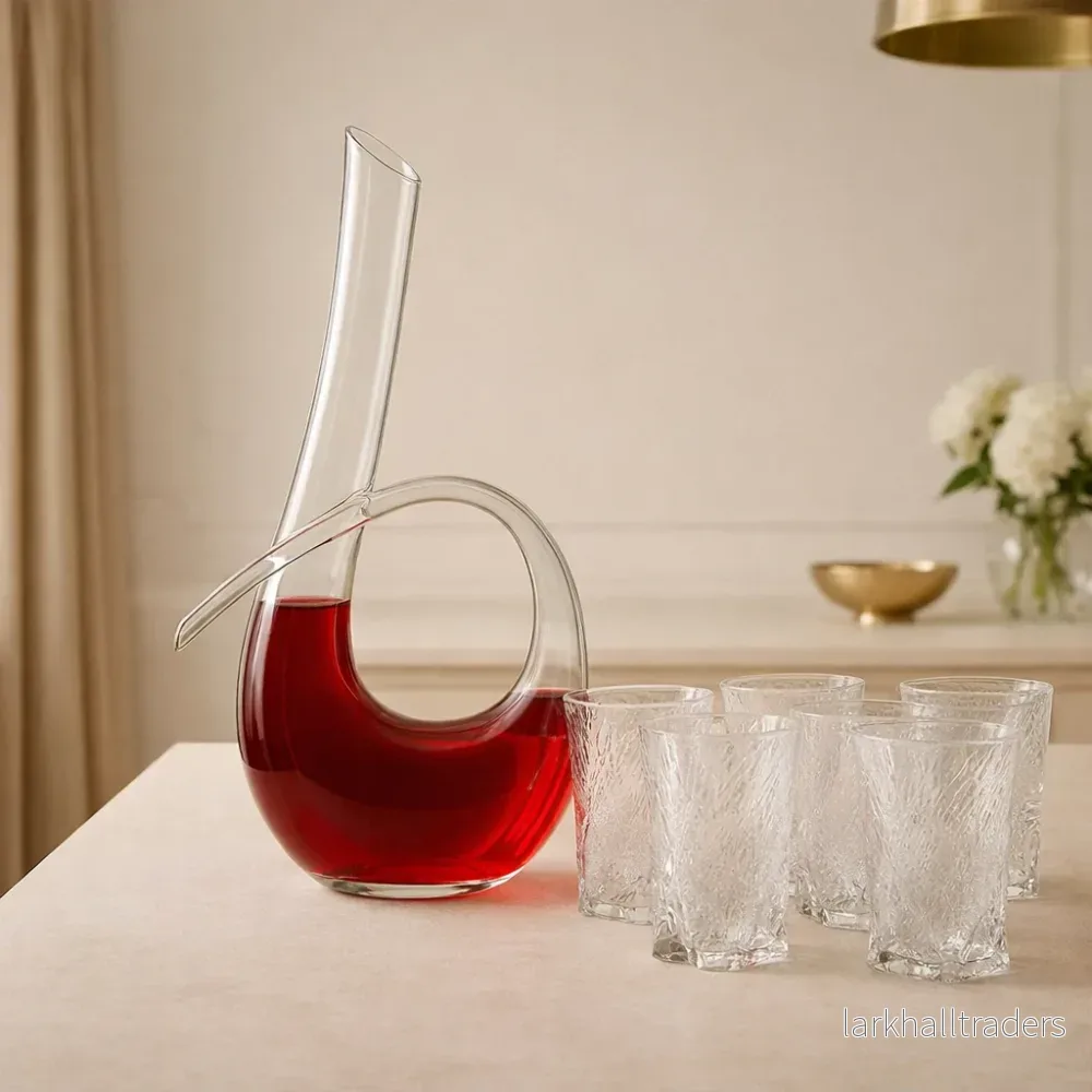 Clara Glas - Set med 6 glas och karaf - Bild 2