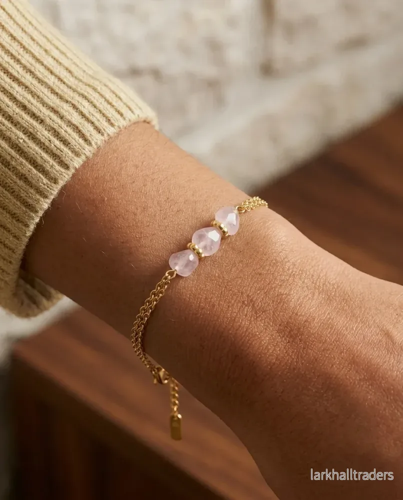 Armband Héloïse med ametist - Bild 2