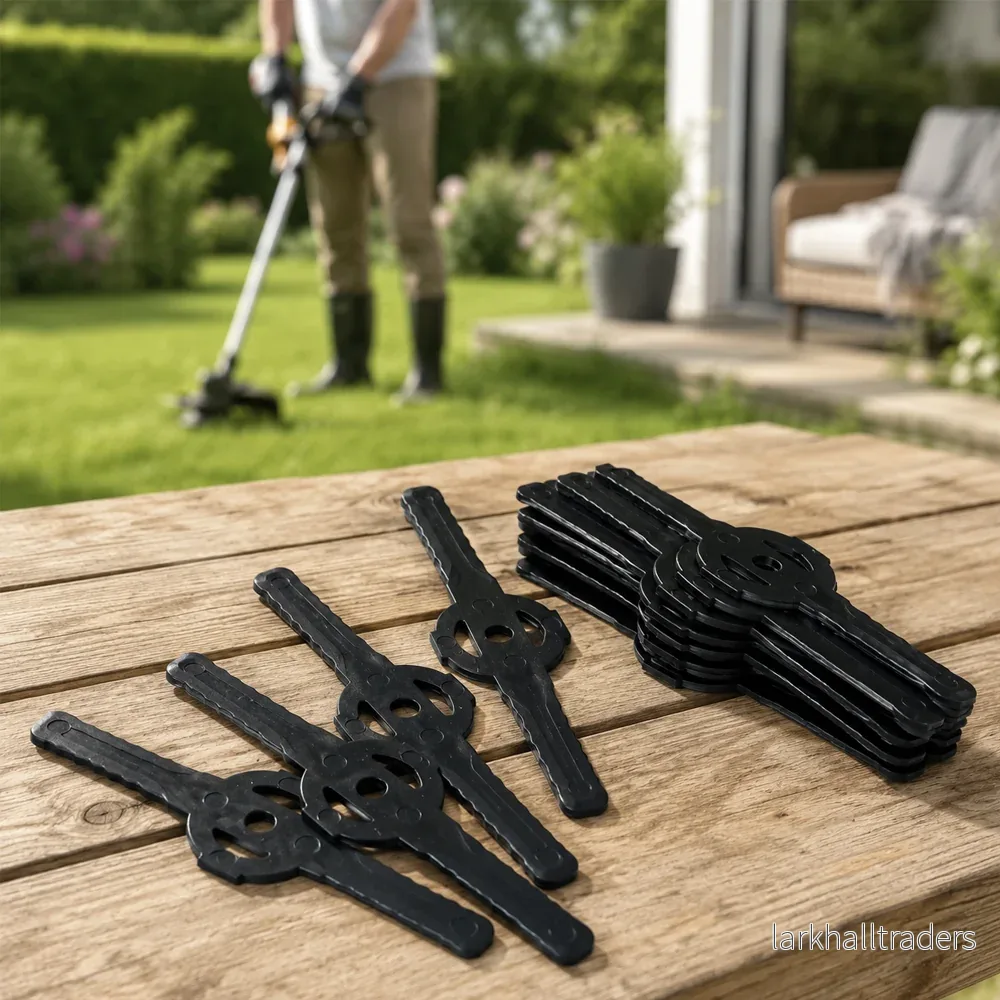 Plastblad till grästrimmer – 10 st. Plastblad till grästrimmer – 10 st.