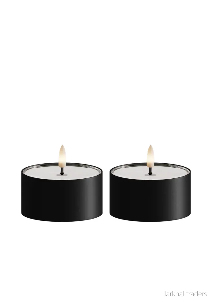 Värmeljus Metall 2-Pack Utomhus 8×4,3 cm
