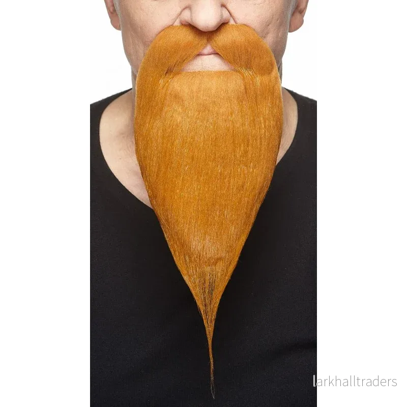 Mustasch med skägg, royal wizzard röd