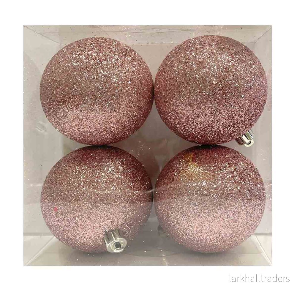 Julgranskulor rosa