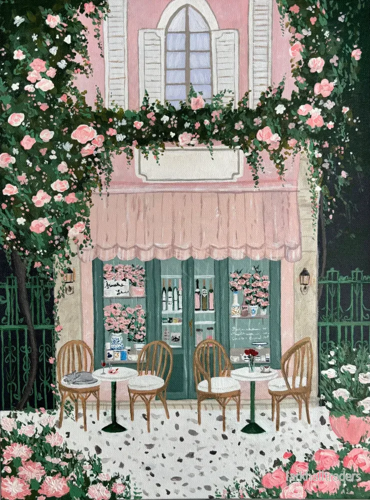 Rose Café Poster - 50x70cm - Bild 3