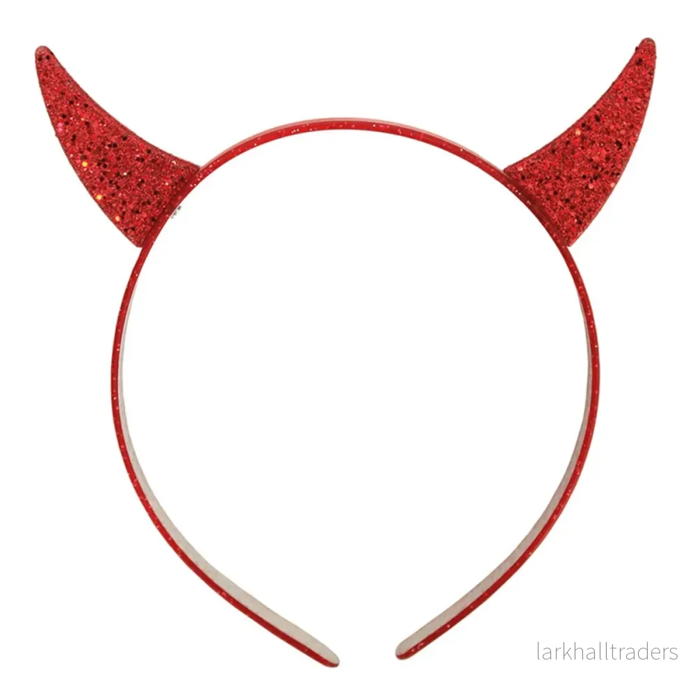 Diadem, djävulshorn glittrig Diadem, djävulshorn glittrig