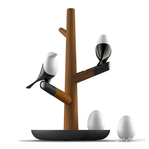 LumoSense – Smart uppladdningsbar bordslampa med rörelsesensor och trädetaljer - Bild 2
