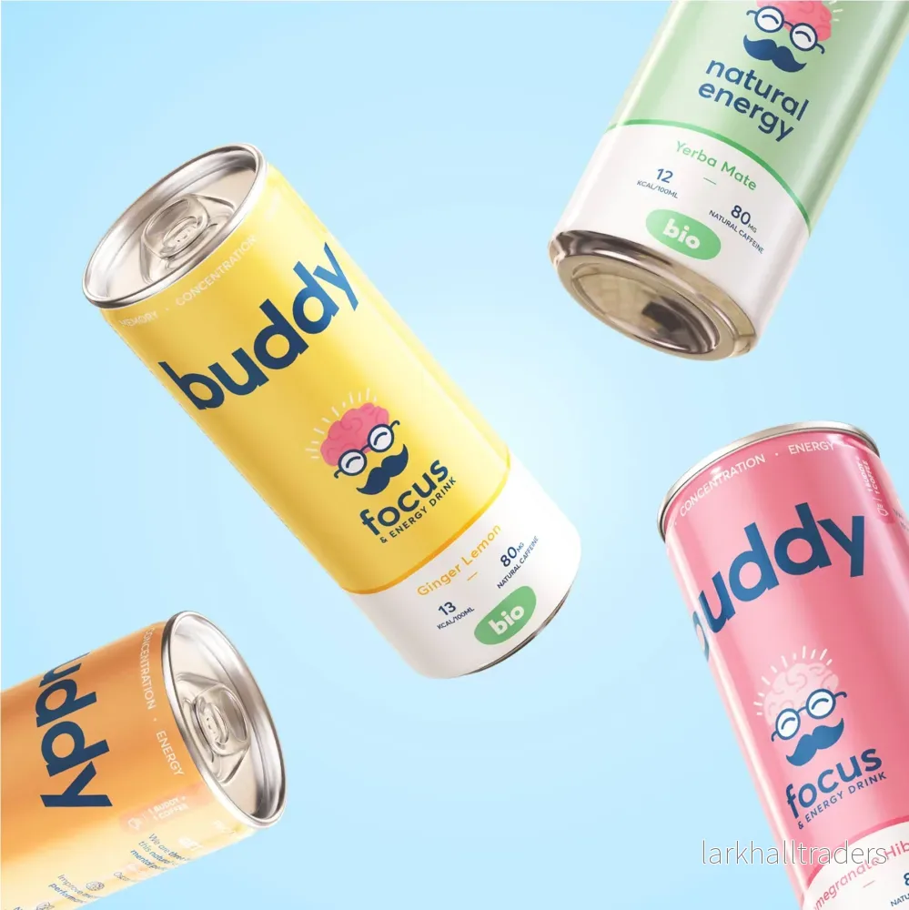 Buddy Naturlig och ekologisk energidryck Granatäpple Hibiskus - Bild 2