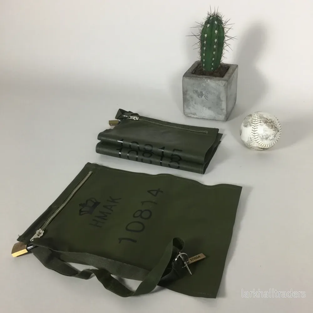 Militärväska med lås och numrerad nyckel (Pris är per styck) - Bild 2