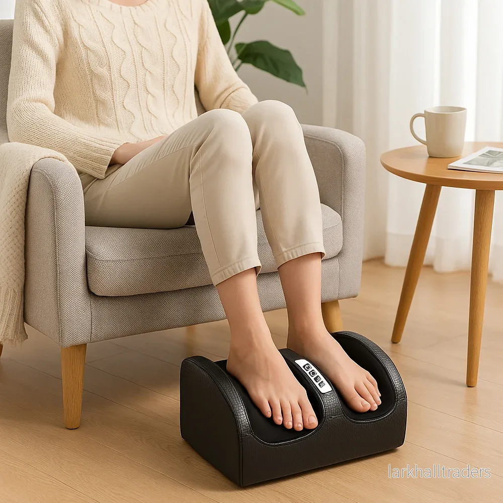 Shiatsu Fotmassageapparat med Värme – Bli av med ömma fötter och trötthet