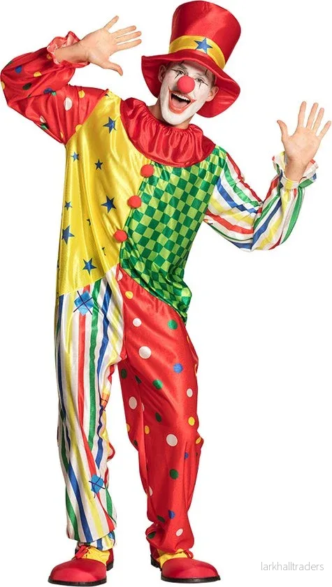 Clowndräkt, herr 50/52 Clowndräkt, herr 50/52