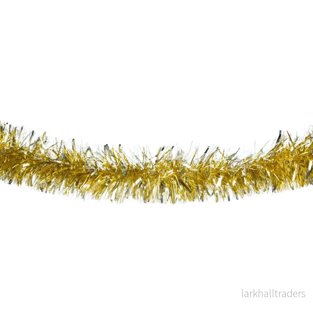 Glittergirlang, guld 120 mm 2 m