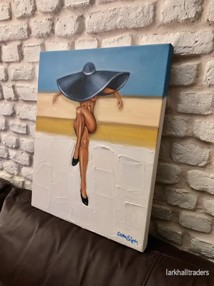 Lady in Hat Original Lady in Hat Original