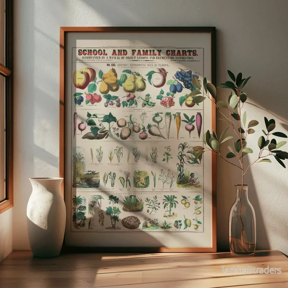 Ekonomisk användning av växter Poster - Bild 3
