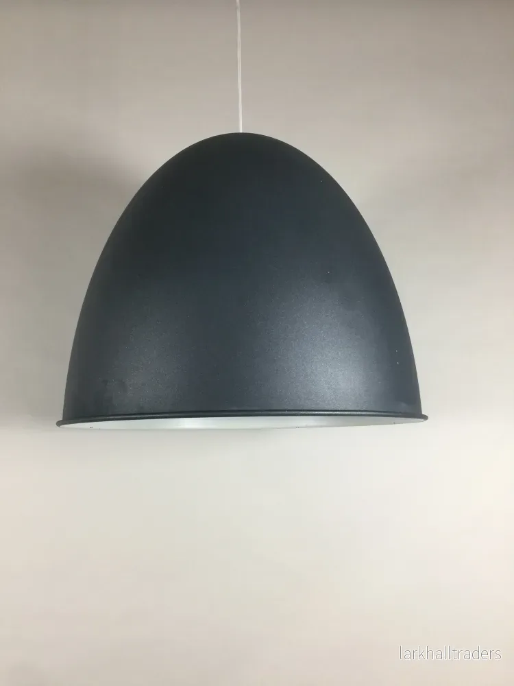 Mycket stor kolgrå taklampa - Bild 2