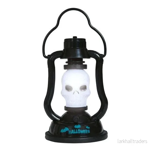 LED-lykta, dödskalle 15 cm