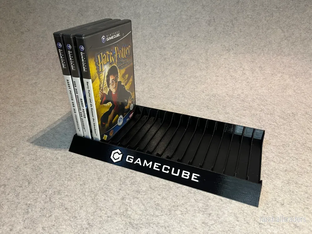 Spelställ för 18 Nintendo GameCube-spel med GC-loggan Spelställ för 18 Nintendo GameCube-spel med GC-loggan